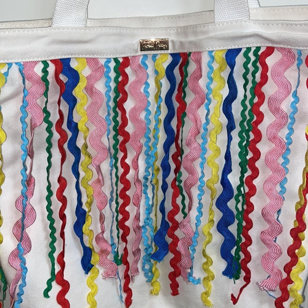 Packed Party Making Waves Ribbon Tote Bag